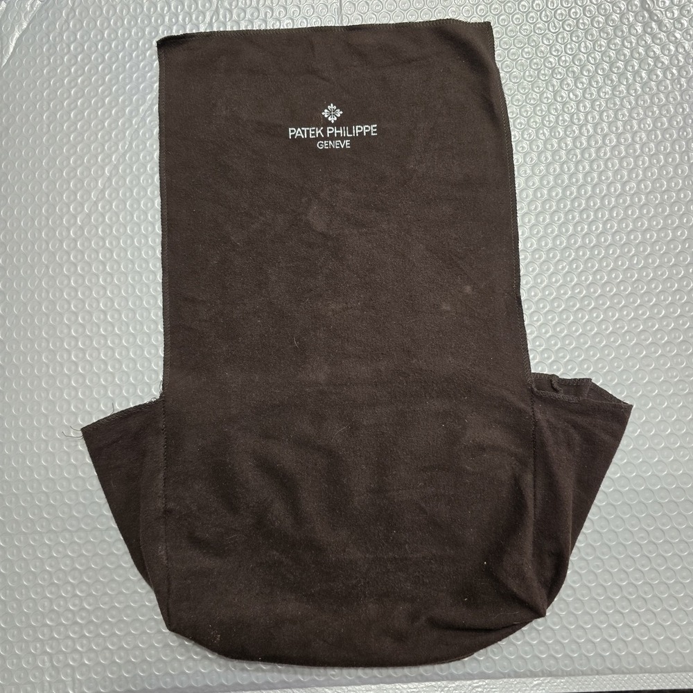 Authentic PATEK PHILIPPE Brown Watch  Presentation Felt Cover Cloth